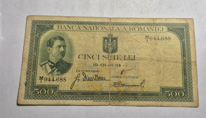 500 lei 1934