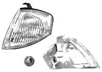 Lampa semnalizare fata Mazda 323f (Bj), 09.1998-12.2000; 323 (Bj), 07.1998-12.2000, fata, Dreapta, alb; cu suport becuri, DEPO foto