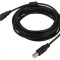 Cablu USB 2.0 A-B 5m Negru