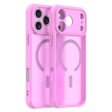 Husa iPhone 17 Pro Asteroid GSM HaloFrost II MagSafe, roz