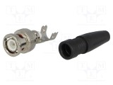 Conector BNC mufă tată 50&Omega; cu şurub NINIGI