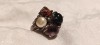 Argint INEL MASIV OPULENT cu PERLA CORAL ONIX si AMETIST MOV exceptional UNIC