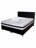 Set Saltea Memory foam Crin 140x200x25 plus pilota iarna microfibra 180x200, Cu Memory Foam