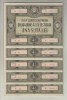 ROMANIA RPR SET 5 OBLIGATIUNI CEC 100 LEI ( 2 CU SERII CONSECUTIVE ) , B1.172