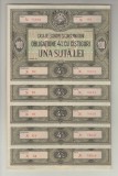 ROMANIA RPR SET 5 OBLIGATIUNI CEC 100 LEI ( 2 CU SERII CONSECUTIVE ) , B1.172