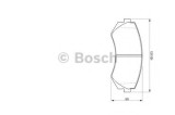 Set placute frana,frana disc NISSAN PATROL GR V Wagon (Y61) (1997 - 2016) BOSCH 0 986 424 489