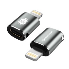 Adaptor OTG premium Lightning la Type-C, 3A Asteroid GSM A11, gri