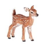 Figurina Pui de caprioara cu coada alba