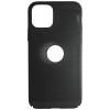 Husa Hard pentru iPhone 11 Pro Negru - Model Perforat