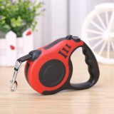 Lesa Retractabila Automata Rosu 5m pentru Caini pana la 14kg - Oem