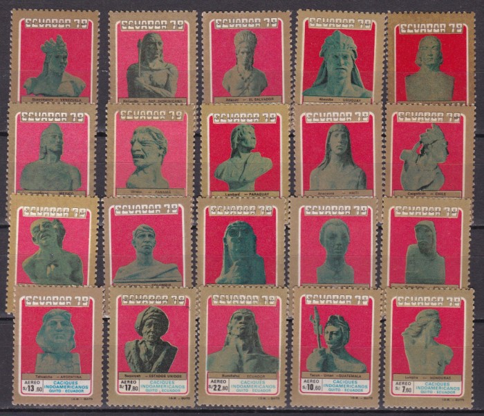 Ecuador 1980 arta indoamericani MI 1851-1840 MNH