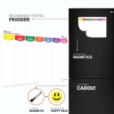 Orar magnetic 21&amp;#215;30 cm, Visual, cu accesorii incluse