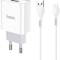 Incarcator priza Hoco C81A Asombroso un port USB set cu cablu Type
