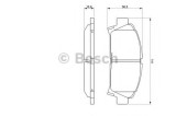 Set placute frana,frana disc TOYOTA CELICA (ST20_, AT20_) (1993 - 1999) BOSCH 0 986 424 799