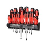 Cumpara ieftin Set Surubelnite si Biti 37 Piese Crom Vanadiu Magnetic MY PROJECT + Suport, Precizie, Diverse Tipuri: Dreapta, Cruce, Torx, Hex, Pozidriv
