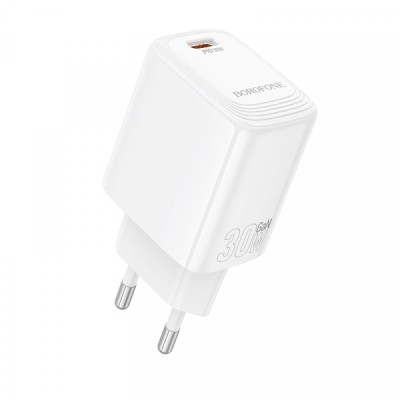Incarcator Retea Borofone BN28 Fuente, 30W, 3A, 1 x USB-C, Alb foto