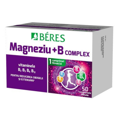 Magneziu + B Complex 50 comprimate Beres foto