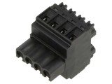 Conector tată cu şurub, 4 pini