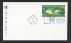 UN New York 1968 Definitives Postcard unused FDC UN.264 foto
