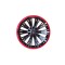 Set 4 capace roti model EVO negru+rosu 16&quot; Cod: WM4-1RD-16 Automotive TrustedCars