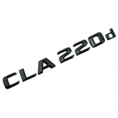 Emblema CLA 220d Negru, pentru spate portbagaj Mercedes