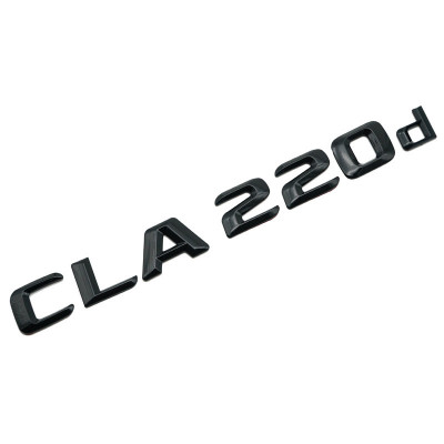 Emblema CLA 220d Negru, pentru spate portbagaj Mercedes foto
