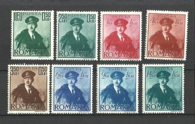 ROMANIA 1940 - CAROL CU PELERINA - LP 138 - SERIE MNH foto
