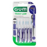 Set 6x Periute Interdentare, GUM, Trav-Ler, pentru Curatare in Profunzime, Tratate cu Clorhexidina,