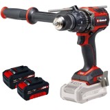 Einhell TP-CD 18/120 Li-i BL PXC + Twinpack - Masina de gaurit si insurubat cu percutie 120 Nm motor fara perii + Set 2 acumulatori Li-Ion 18 V 4 Ah