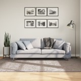 Covor pufos vidaXL PAMPLONA bej, 160x230 cm, fire inalte 30mm, moale si calduros, polipropilena, testat Oeko-Tex, ideal living/dormitor