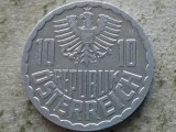 AUSTRIA-10 GROSCHEN 1997, Europa, Aluminiu