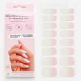 Stickere pentru unghii cu gel, Roz Ombre, 16 buc, CMCLASS
