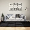 VidaXL Covor &bdquo;OVIEDO&rdquo;, fire scurte, negru, 160x230 cm