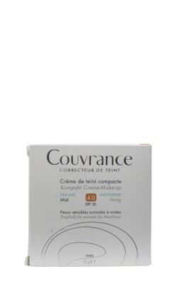 Fond de ten compact Avene Couvrance pentru ten uscat 04 Honey SPF 30, 10 g foto