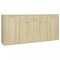 Servanta, stejar Sonoma, 160x36x75 cm, lemn prelucrat