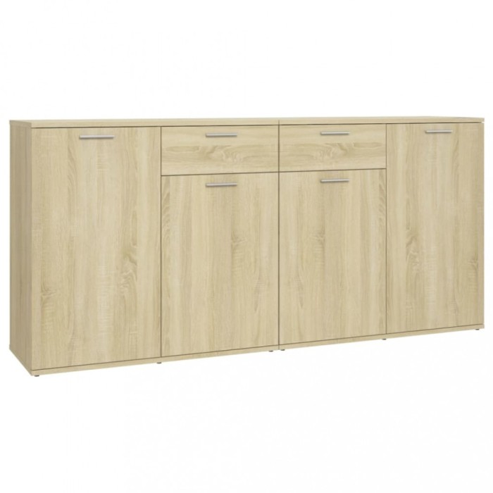 Servanta, stejar Sonoma, 160x36x75 cm, lemn prelucrat