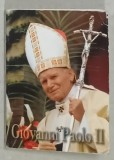 GIOVANNI PAOLO II , MINIALBUM CU 14 FOTOGRAFII COLOR , ANII &#039;70 , TEXT IN LIMBA ITALIANA