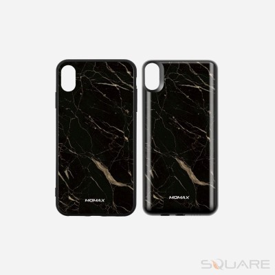 Acumulatori Externi Momax, Q.Power Pack, Wireless External Battery + Phone Case, iPhone XR, 5000mAh, Black foto