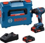 Bosch EXSR18V-90 Masina de gaurit 18V, 65Nm + 2 acumulatori EXBA18V-80 + inc?rc?tor rapid GAL 12V + L-BOXX - 4053423619331