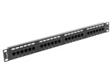 Patch Panel LANBERG 24 Porturi Cat 5e Standard 19" RACK Negru