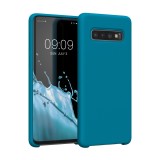 Husa pentru Samsung Galaxy S10, Silicon, Albastru, 47732.224, Carcasa, Kwmobile