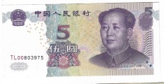 Bancnota 5 yuan 2005 - China foto