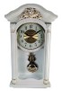 Ceas de perete cu pendula si gong Alb / Negru 5626, Time Veranda