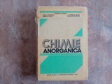 CHIMIE ANORGANICA de GHEORGHE MARCU , MARIA BREZEANU , RODICA BEJAN, 1981