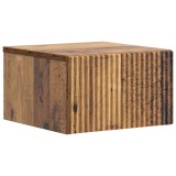 vidaXL Dulap de noapte suspendat Lemn vechi 33 x 34,5 x 20 cm 898441