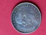 Monedă 5 lei Ag 1906 (jubiliară 40 ani de domnie), CAROL I DOMN/REGE
