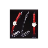 Cumpara ieftin Suport Ceasuri Bijuterii Acrilic Transparent - Expunere Ceas Bratara Incolor 24cm Alfa