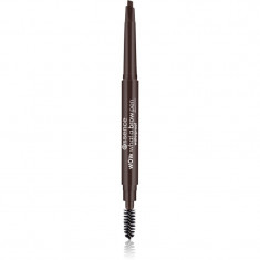 Essence WOW What a Brow creion pentru sprancene cu pensula culoare 04 Black-Brown 0,2 g