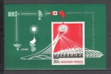 Ungaria.1976 Olimpiada de vara MONTREAL-Bl. XU.234