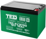 Accu.Pb.12V 15Ah TED F3 surub HR